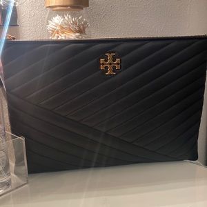 TORY BURCH KIRA CHEVRON LARGE POUCH